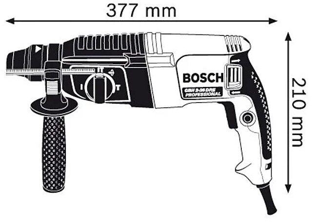 Bosch GBH 2-26 DRE Boyutları